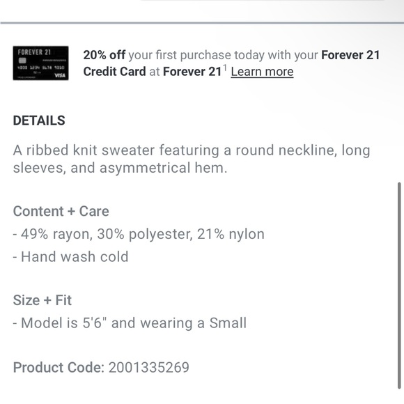 FOREVER21 NWT Bright Pink Square Neck Asymmetrical Ribbed Knit Sweater Shirt M - Picture 16 of 16